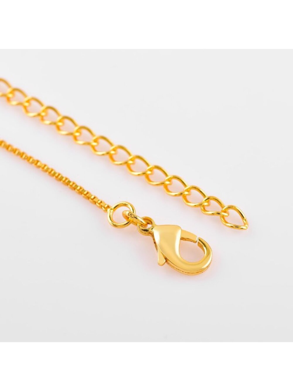 Dainty Raw Ethiopian Fire Opal Pendant Necklace, 14K Gold Plated, October - Picture 9 of 9